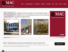 Tablet Screenshot of macwholesale.net